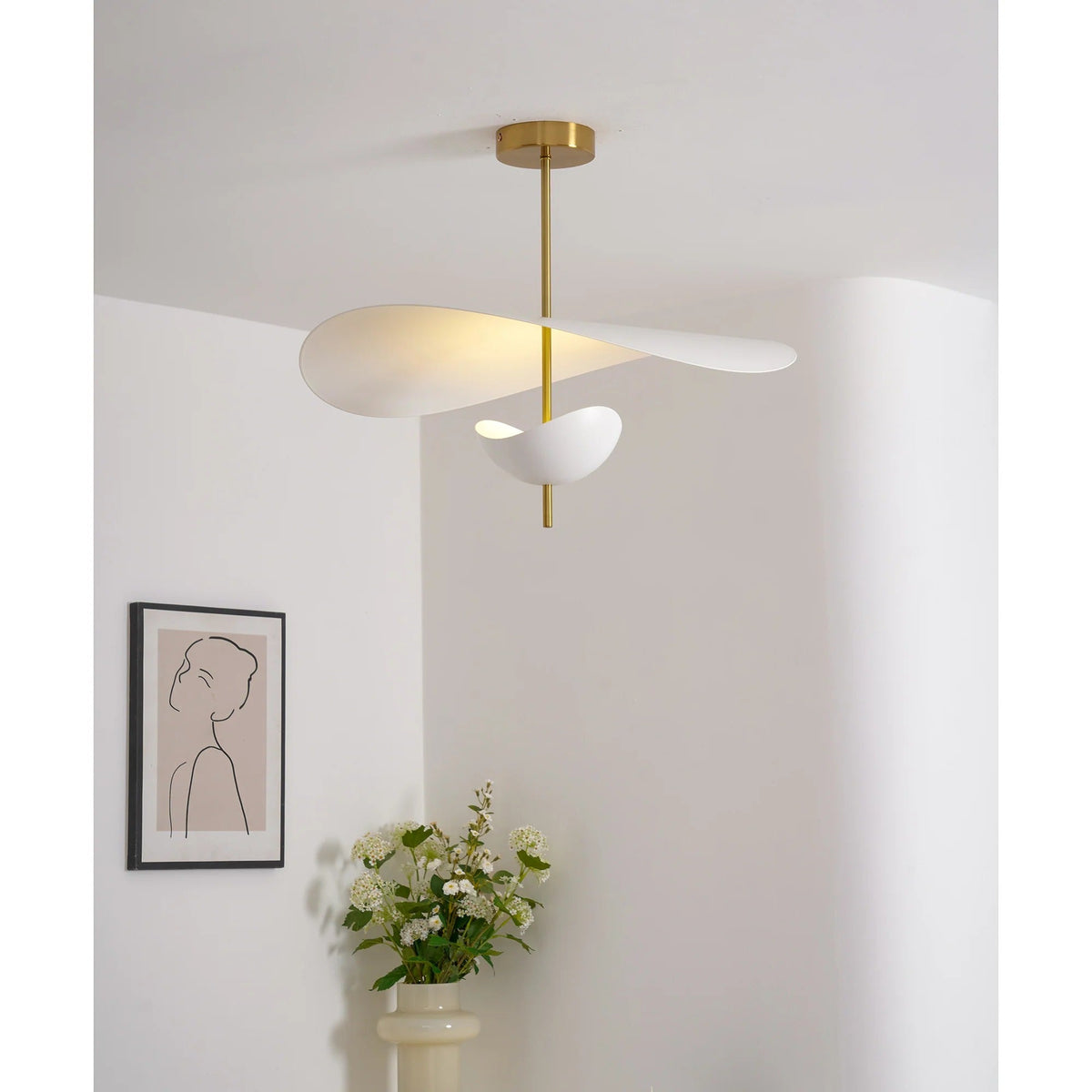 Unorara Nordic zwevende hanglamp
