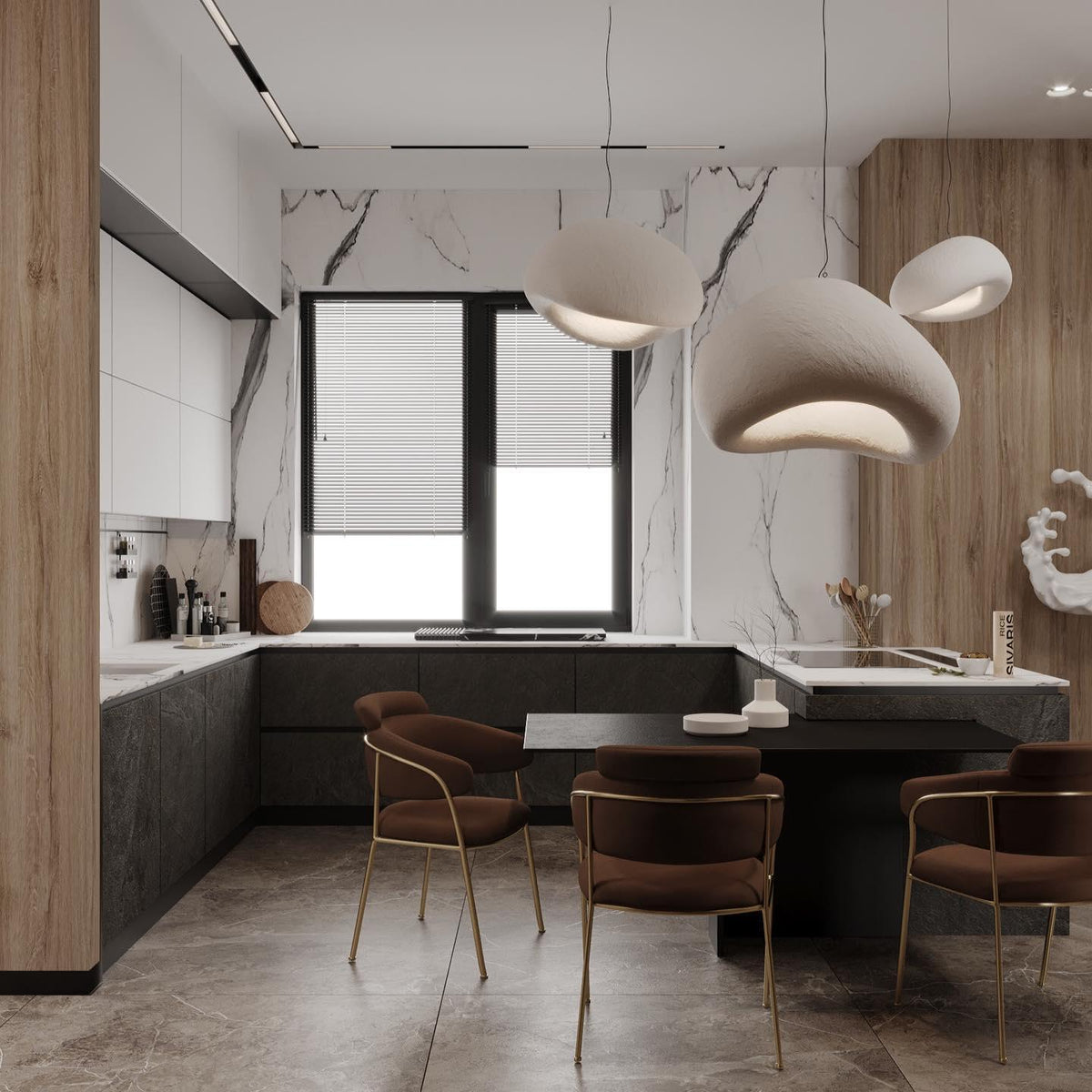 Ivinan minimalistisch Cloud hanglamp
