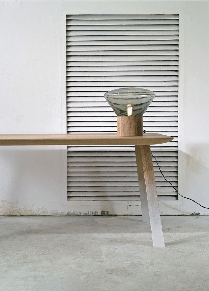 Sylirella Minimalistische houten tafellamp