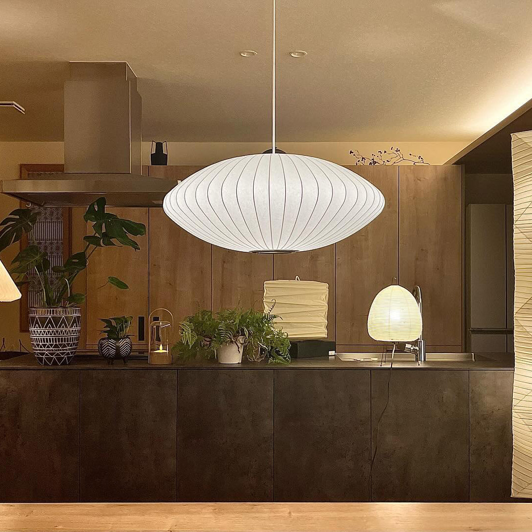 Nebula Bubble Mulberry Silk hanglamp