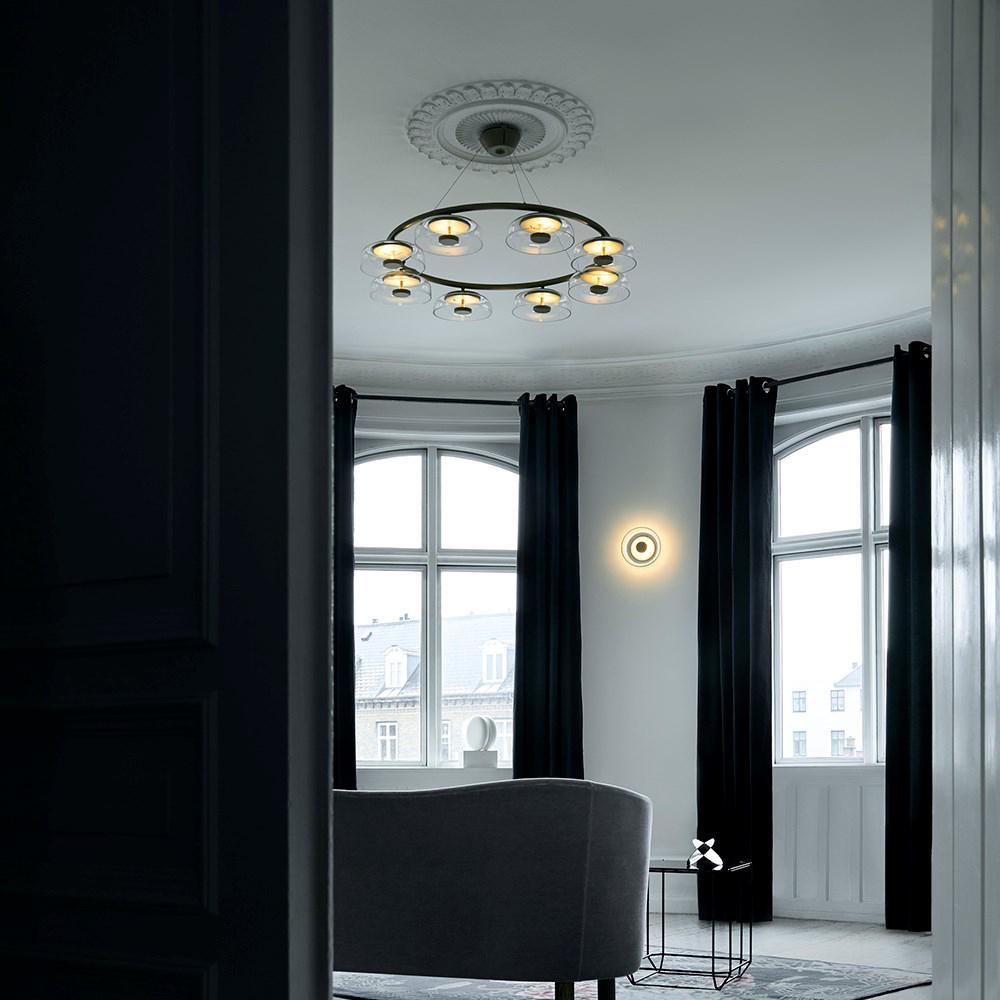 Aethera ronde glazen kroonluchter