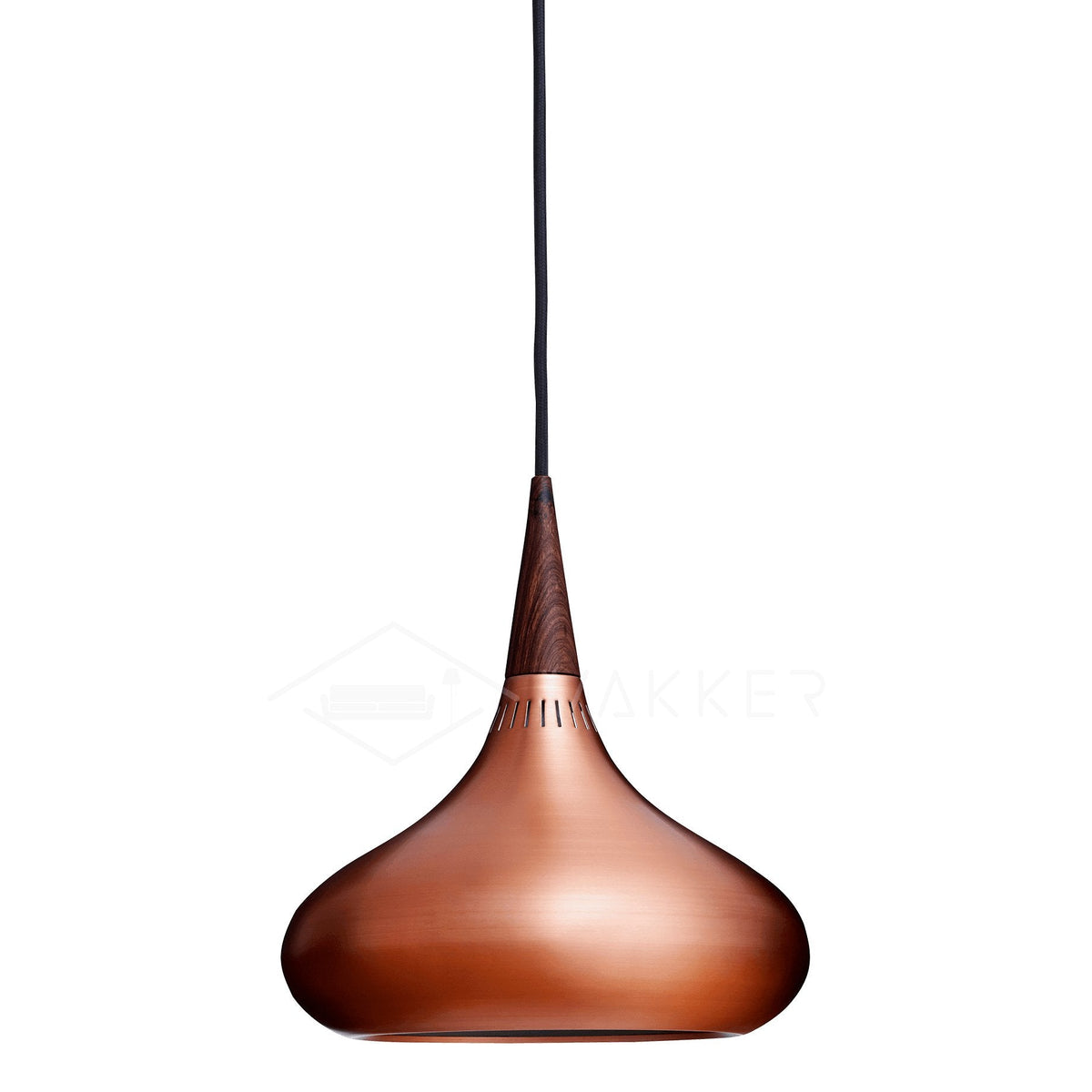 Aelorn Aluminium- en houten industriële hanglamp