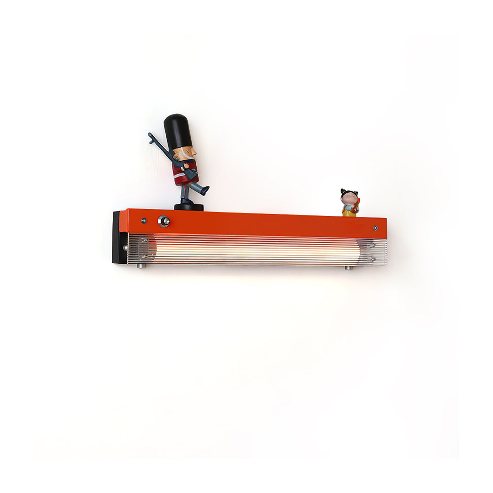 Ziggy wandlamp rood & helder
